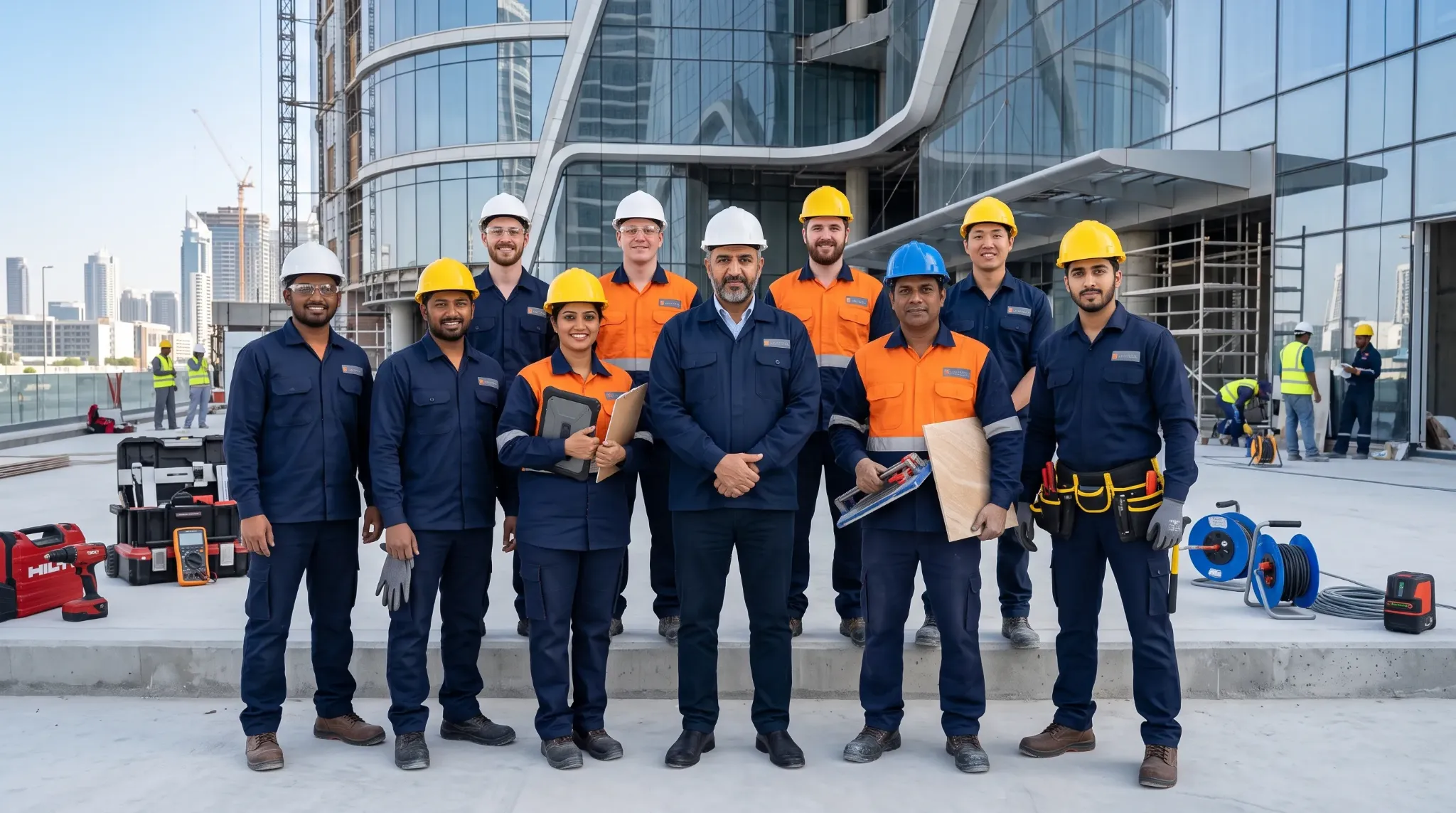 Wadi Affiya technical services team in Dubai