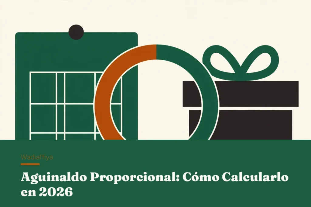 Aguinaldo proporcional 2026: cómo calcularlo
