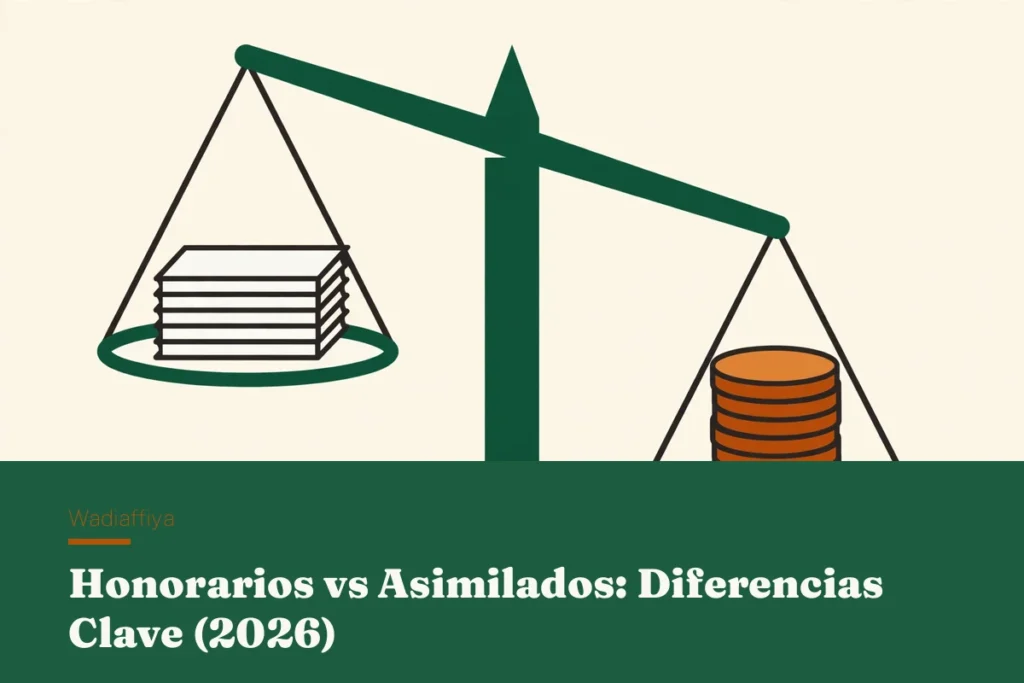 Honorarios vs asimilados a salarios: diferencias clave