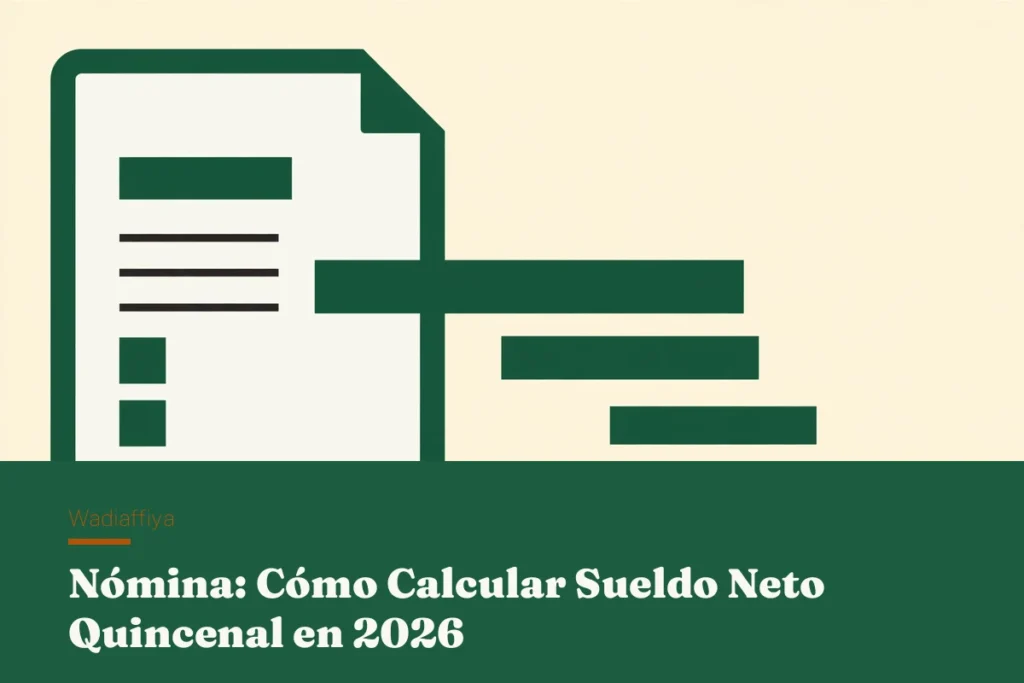 Cómo calcular el sueldo neto quincenal en 2026