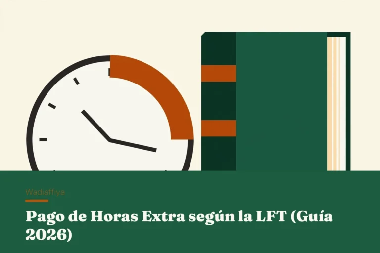 Pago de horas extra según la LFT: guía 2026
