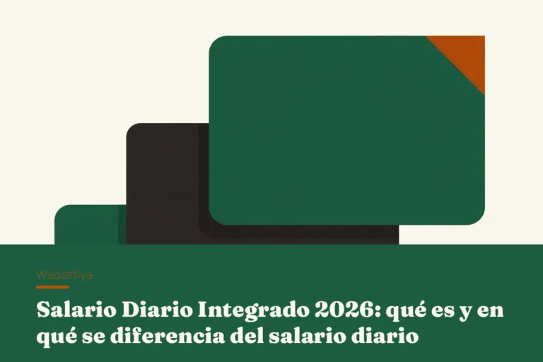 Salario diario integrado 2026: qué es y en qué se diferencia del salario diario