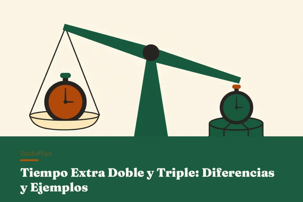 Tiempo extra doble y triple: diferencias y ejemplos